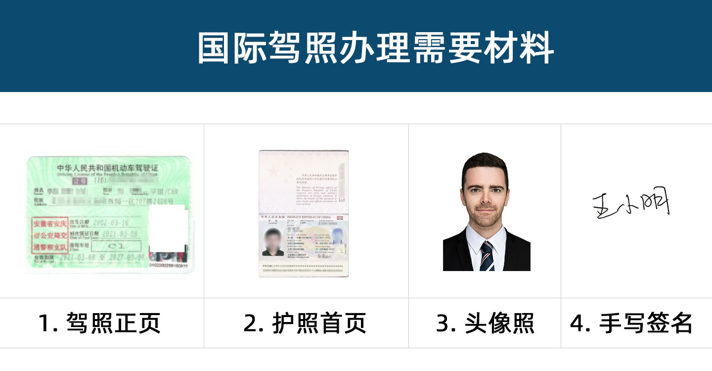 国际驾照办理需要材料